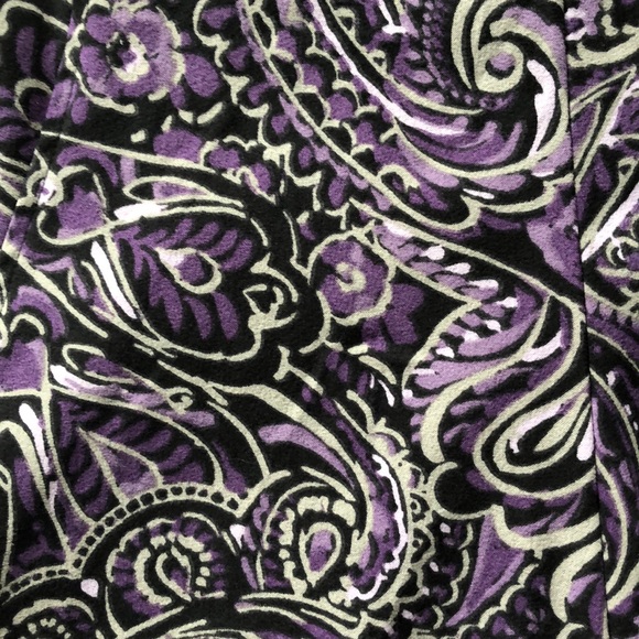 💜JM COLLECTION💜PEACOCK PAISLEY A-LINE SKIRT💜 - Picture 3 of 6